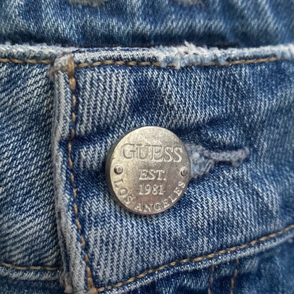 Vintage GUESS Denim Jean Shorts - Picture 3 of 3